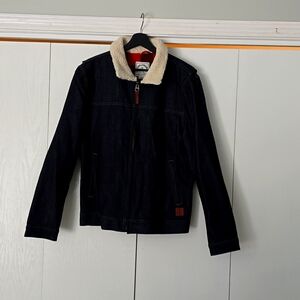 Iron and Resin flannel lined denim jacket